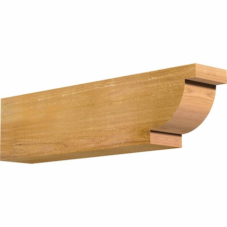 Ekena Millwork Alpine Rough Sawn Rafter Tail, Western Red Cedar, 4"W x 6"H x 24"L RFT04X06X24ALP00RWR